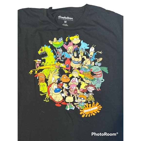Nickelodeon Shirt Adult M Cartoon Character TV Movie Graphic Logo Casual NEW - Picture 2 of 3